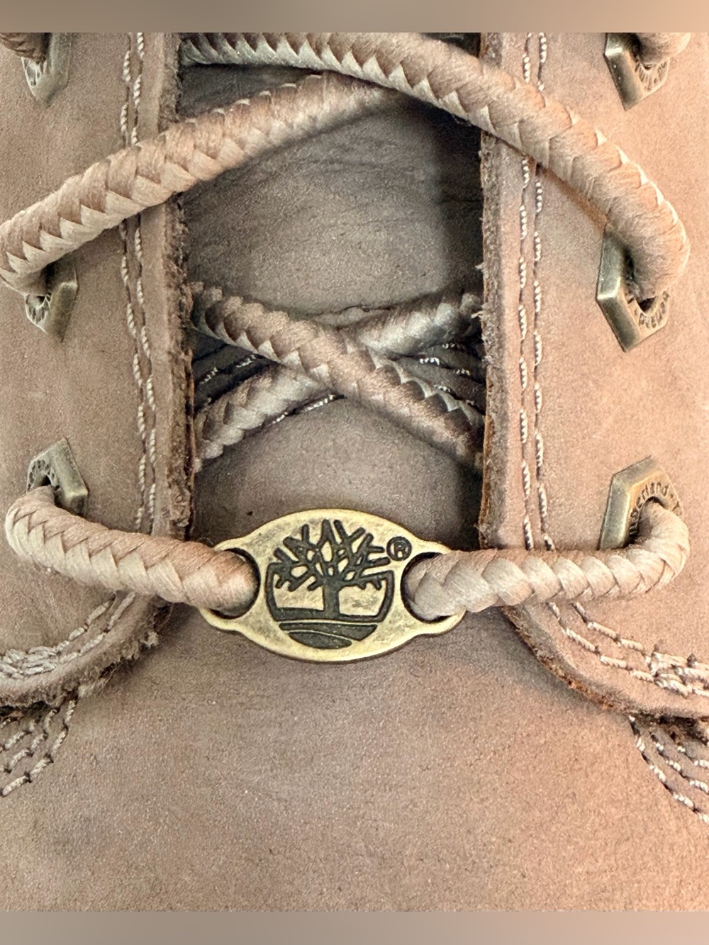 Timberland Courmayeur Valley 6-Inch Women's Boot Taupe Nubuck Size 7.5 - Picture 7 of 11